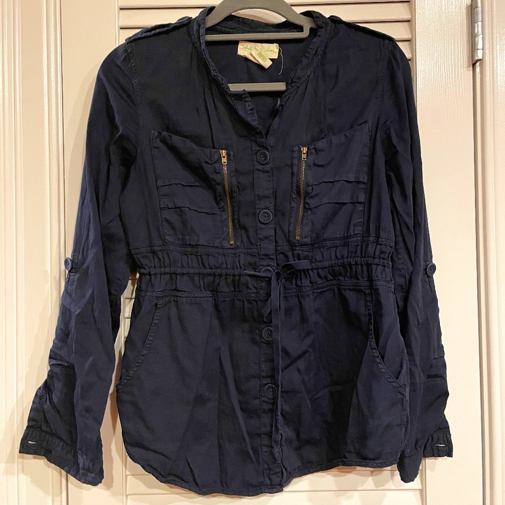 Urban Outfitters Lightweight Utility Button Up Jacket